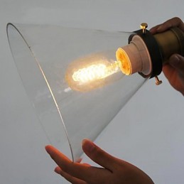 Traditional Classic Vintage Bowl Mini Style Painting Metal Pendant Light