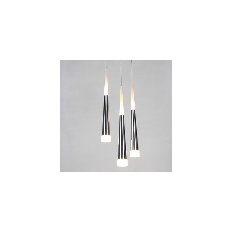 Triple Pendant Light Modern Contemporary Dining Kids Metal Round Canopy