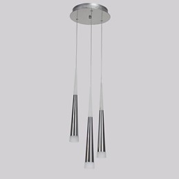 Triple Pendant Light Modern Contemporary Dining Kids Metal Round Canopy