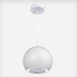 Modern Contemporary Globe Painting Metal Pendant Light