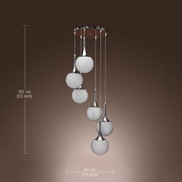 Modern Contemporary Globe Electroplated Metal Flush Mount