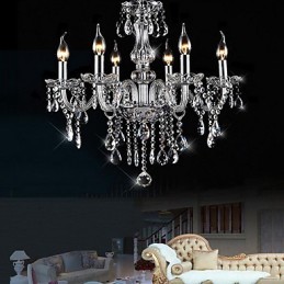 Traditional Classic Vintage Crystal Electroplated Crystal Chandelier