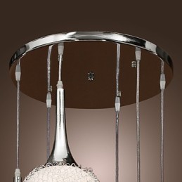 Modern Contemporary Globe Electroplated Metal Flush Mount