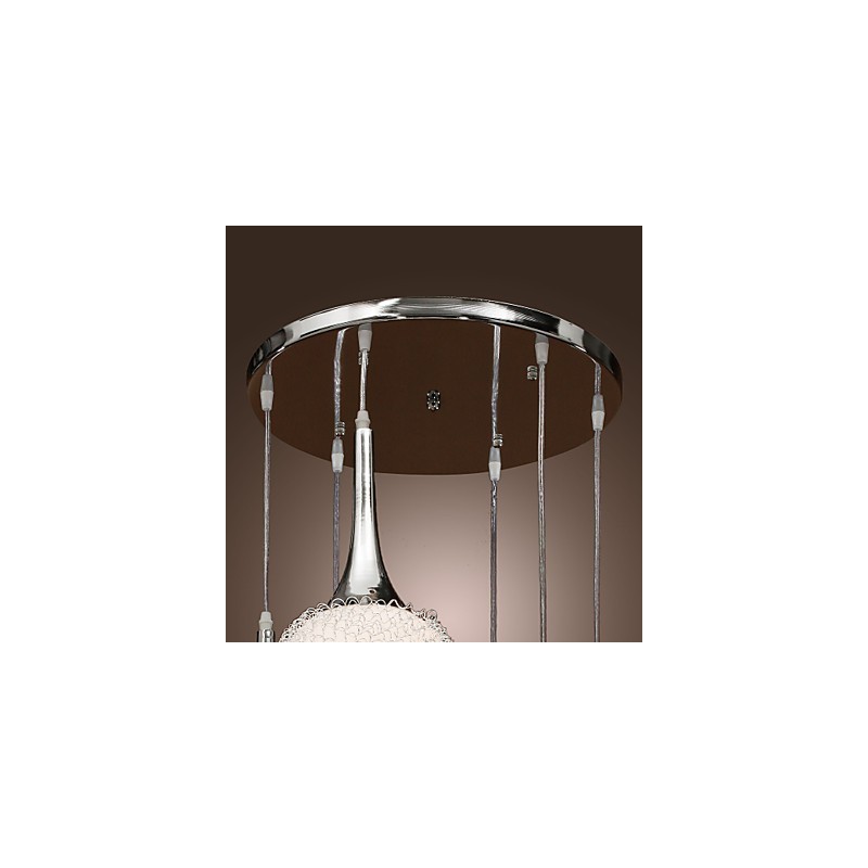 Modern Contemporary Globe Electroplated Metal Flush Mount