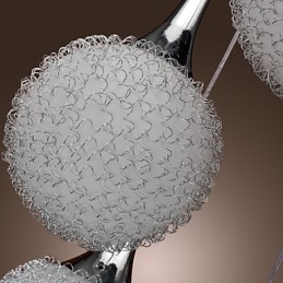 Modern Contemporary Globe Electroplated Metal Flush Mount