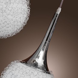 Modern Contemporary Globe Electroplated Metal Flush Mount