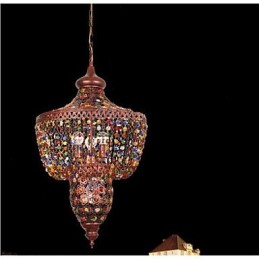 Mediterranean Color Crystal Lamp Southeast Asia Black Light