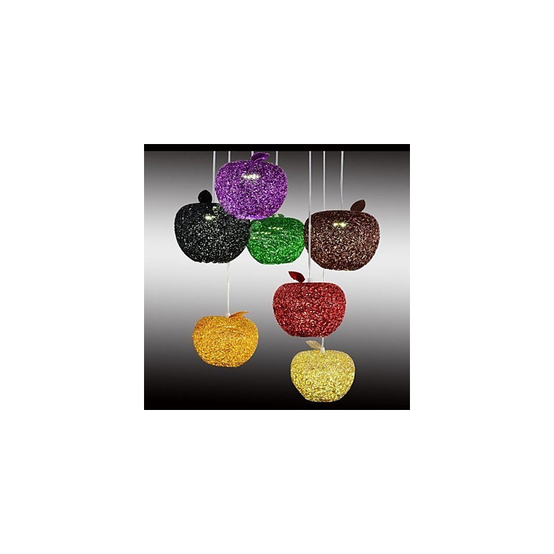 Woven Aluminum Chandelier With Seven Head Lamp Apple