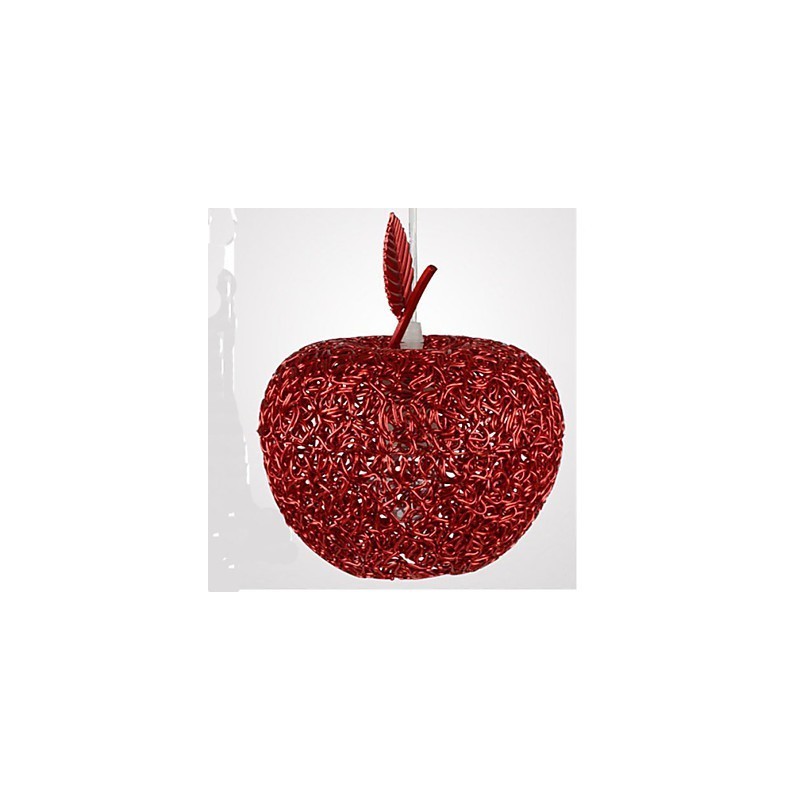 Woven Aluminum Chandelier With Seven Head Lamp Apple