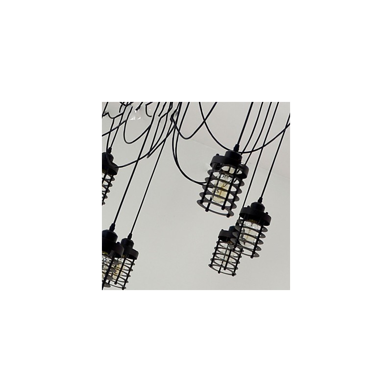 Vintage Edison Multiple Ajustable DIY Ceiling Lamp Light Pendant Lighting Chandelier Modern Chic Industrial Dining