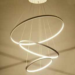 Modern Design Pendant Light Three Rings