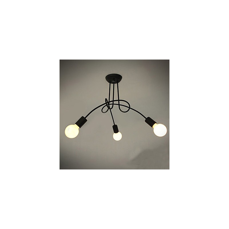Modern Contemporary Painting Metal Chandelier