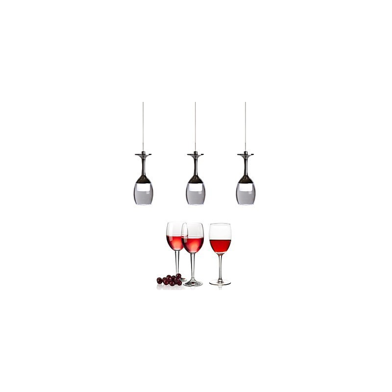 Pendant Lights 3 Lights Long Backplate Modern Contemporary