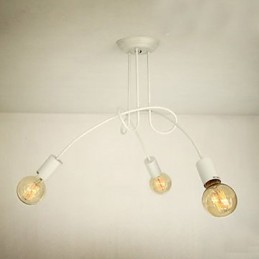 Modern Contemporary Painting Metal Chandelier