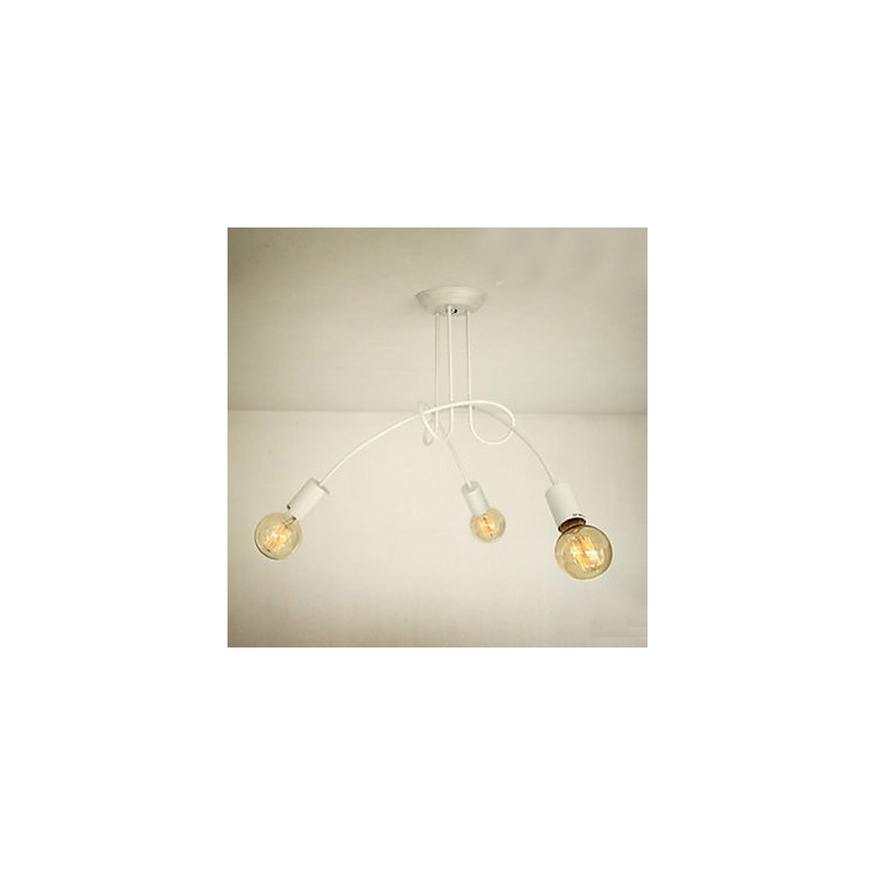 Modern Contemporary Painting Metal Chandelier