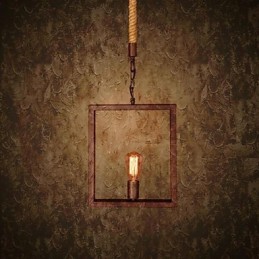 Traditional Classic Rustic Lodge Vintage Retro Country Metal Pendant Light