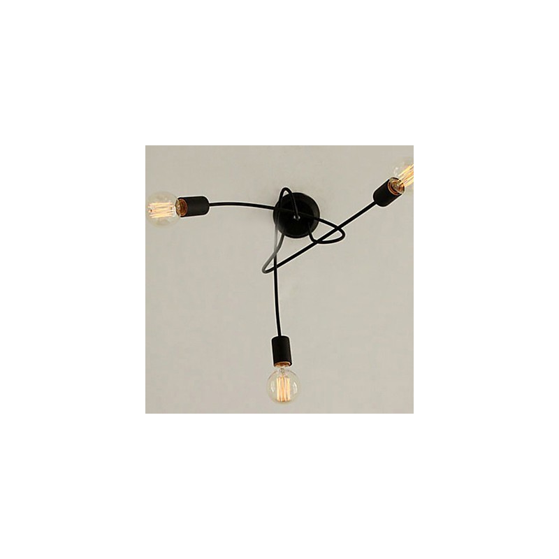 Modern Contemporary Painting Metal Chandelier