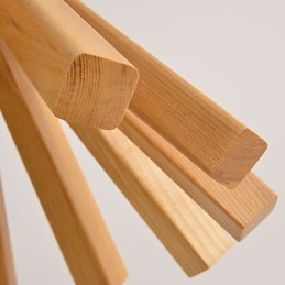 Retro Country Wood Bamboo Pendant Light