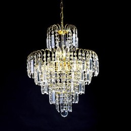 European Style Luxury 6 Lights Chandelier In Crown Shape