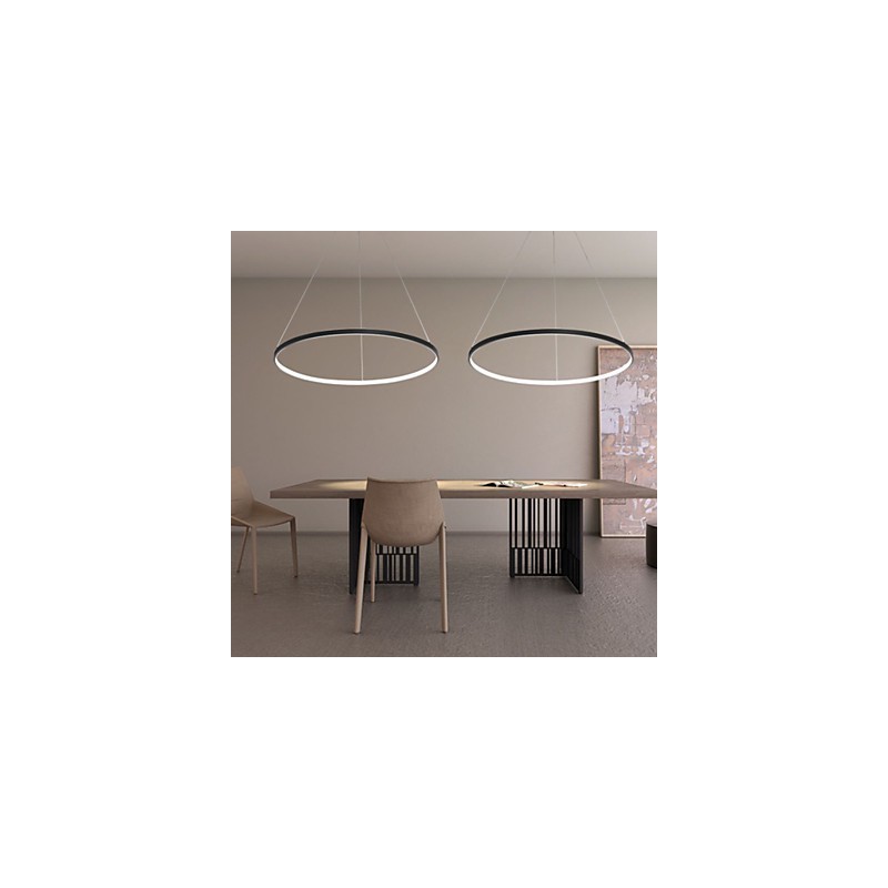 Dimmable Pendant Light Modern Design Ring