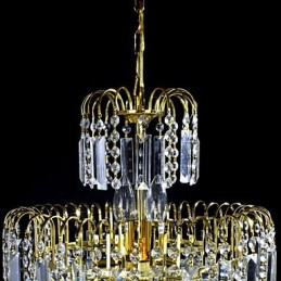 European Style Luxury 6 Lights Chandelier In Crown Shape