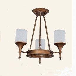 Retro Pastoral Wrought Iron Chandelier