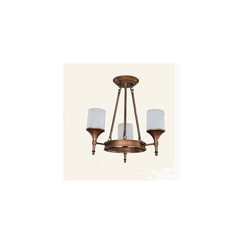 Retro Pastoral Wrought Iron Chandelier