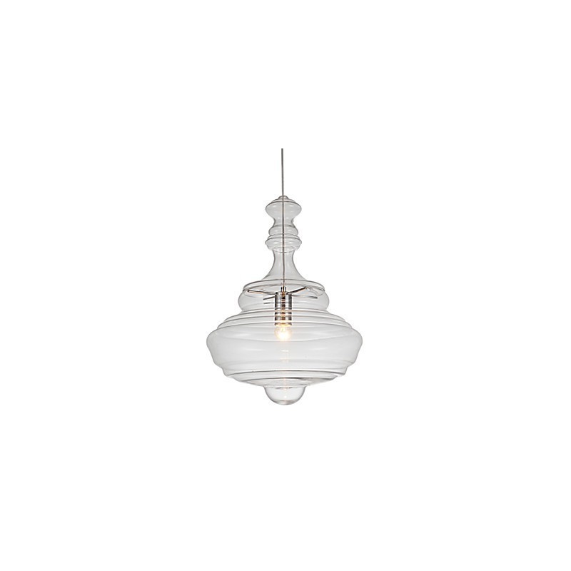 Artistic Pendant Lamp 1 Light Modern SimplicityColorless Clear Glass