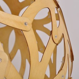 Retro Country Wood Bamboo Pendant Light