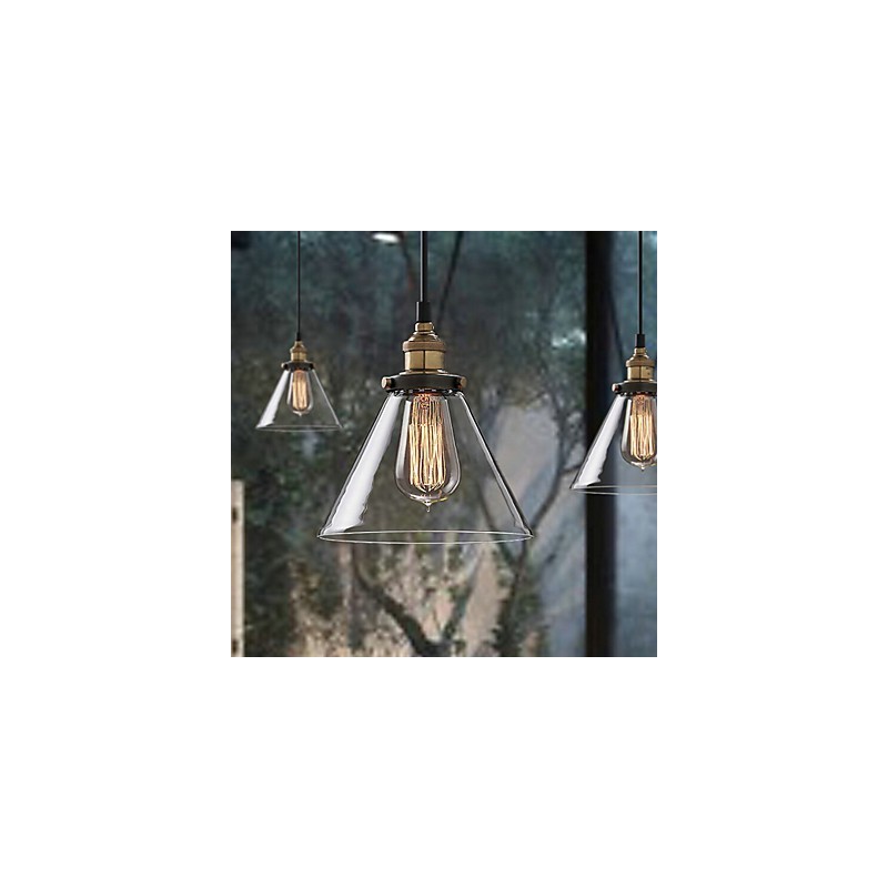 Retro Simple Glass Pendant