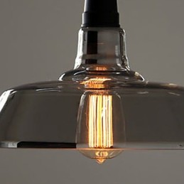 Vintage Electroplated Pendant Light Garage