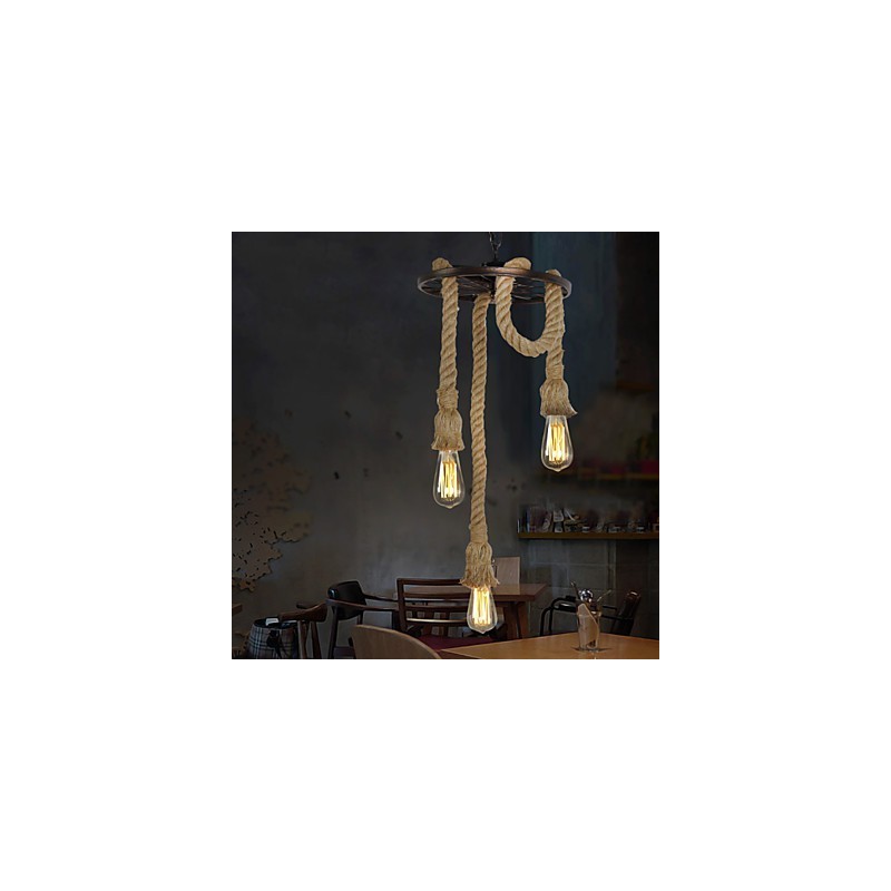 Retro Mini Style Electroplated Metal Pendant Light