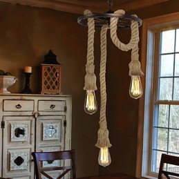 Retro Mini Style Electroplated Metal Pendant Light