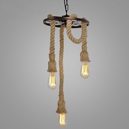 Retro Mini Style Electroplated Metal Pendant Light