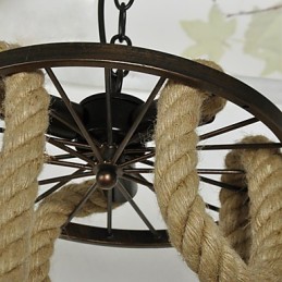 Retro Mini Style Electroplated Metal Pendant Light