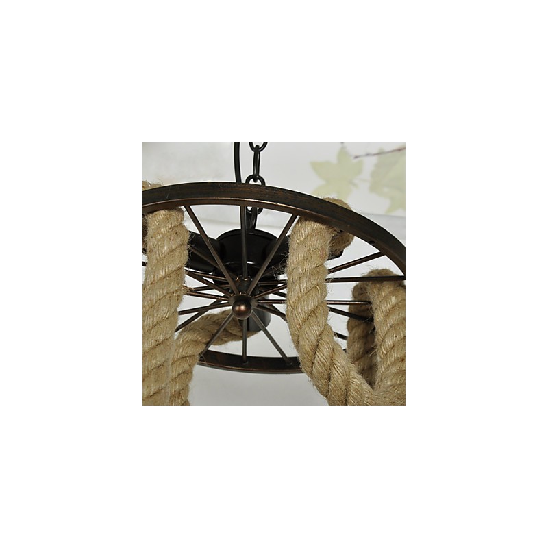 Retro Mini Style Electroplated Metal Pendant Light