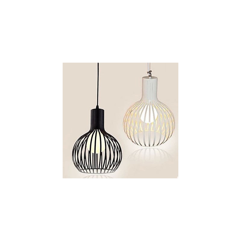 American Retro Contracted Wrought Iron Birdcage Chandelier Lamp Light
