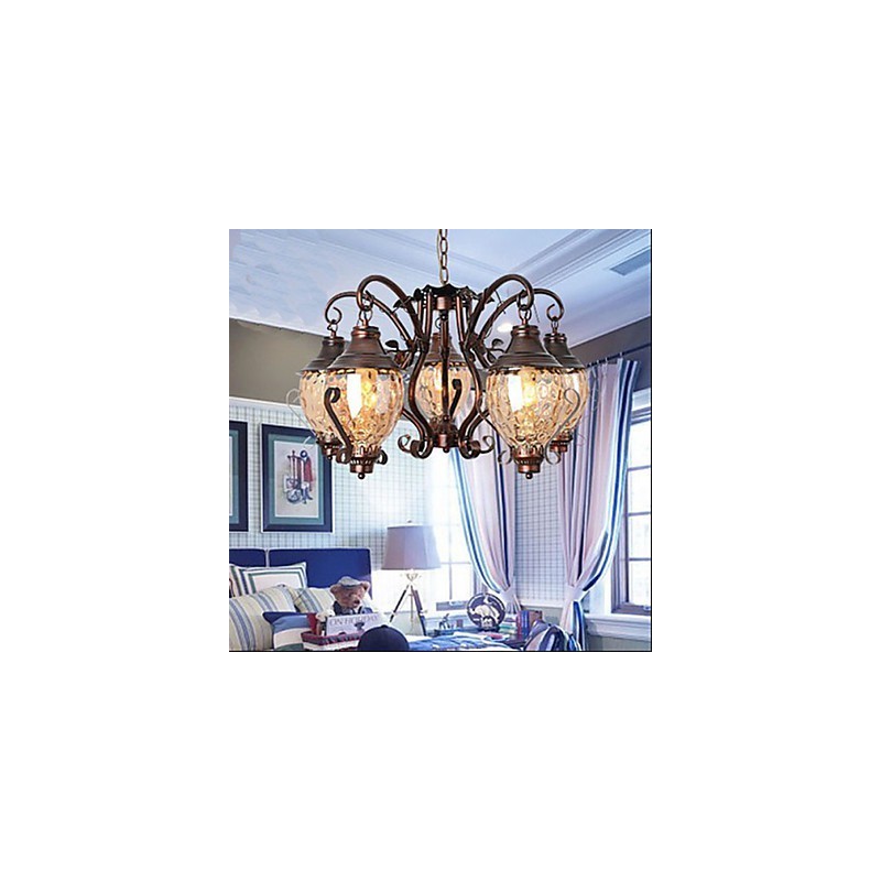 Retro European Pastoral Ancient Lron Chandelier