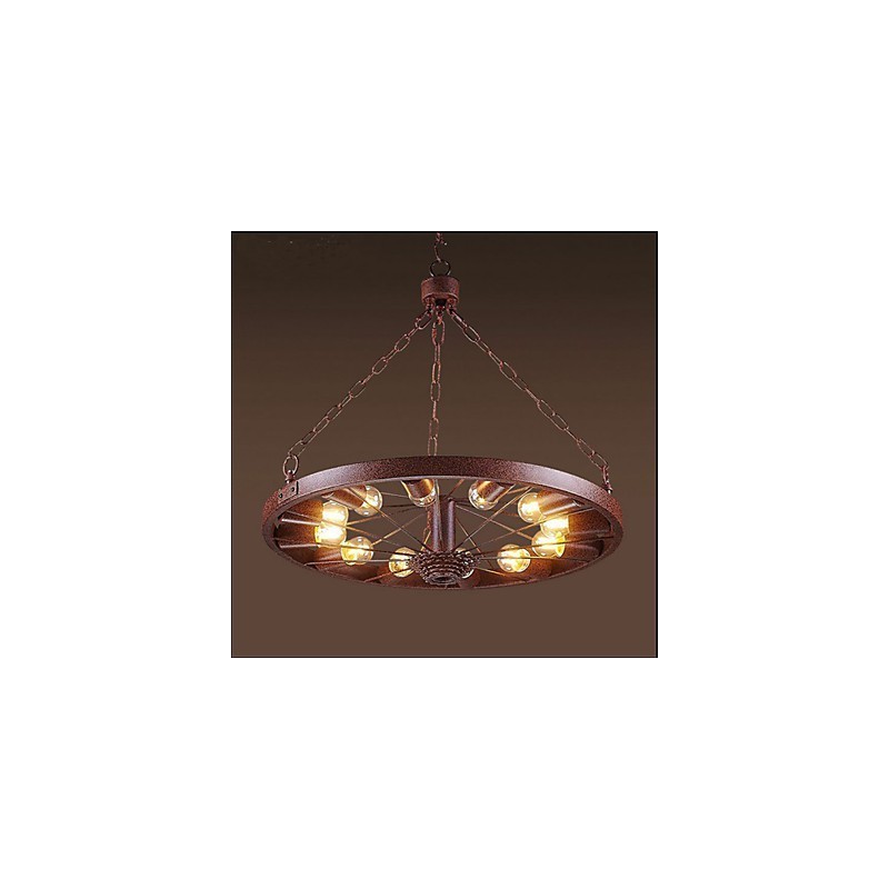 Retro Wheel Pendant To do The Old Industrial Hanging Lamp