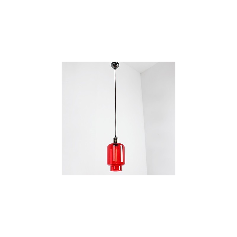 Modern Plating Glass 1 Light Pendant