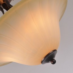 5 Vintage Mini Style Painting Metal Pendant Light