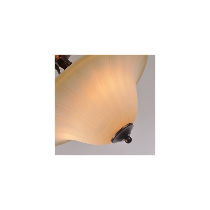 5 Vintage Mini Style Painting Metal Pendant Light