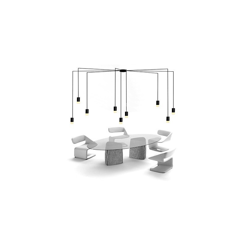 Northern Europe Contracted And Geometric Cord design Pendant Light