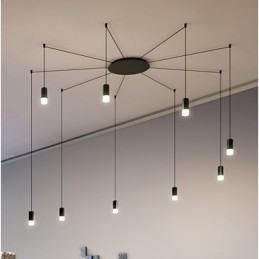Northern Europe Contracted And Geometric Cord design Pendant Light
