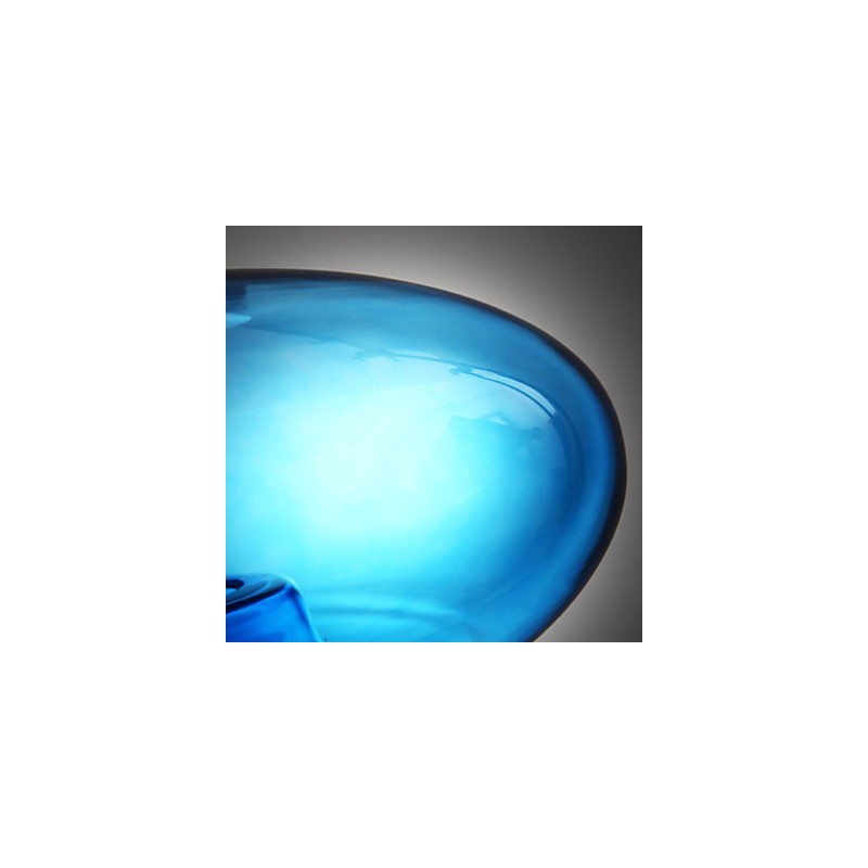 Pendant Light Modern Design Blue Glass Bulb Included