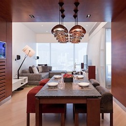 Modern Contemporary Painting Metal Pendant Light