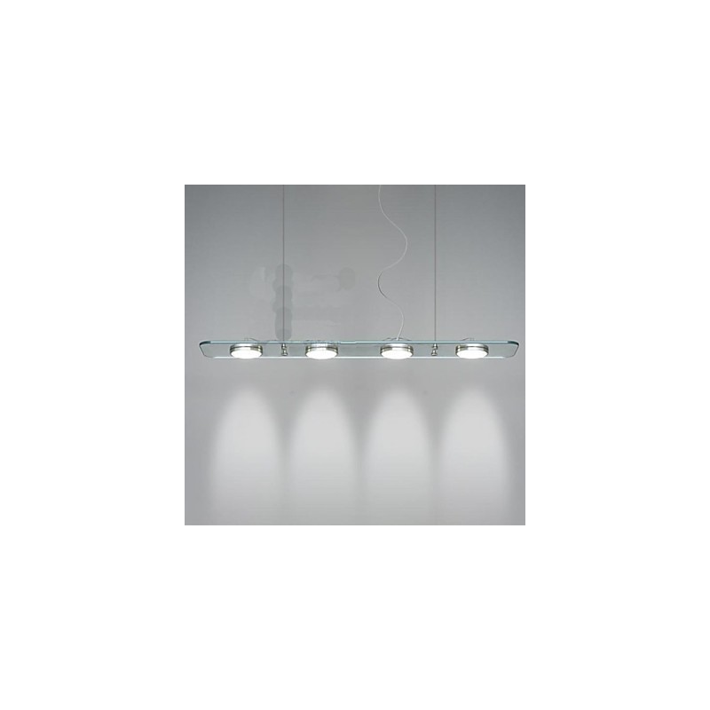 Restaurant Desk Lamp Rectangular Glass