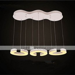 Three C Type Acrylic Chandelier Chandelier