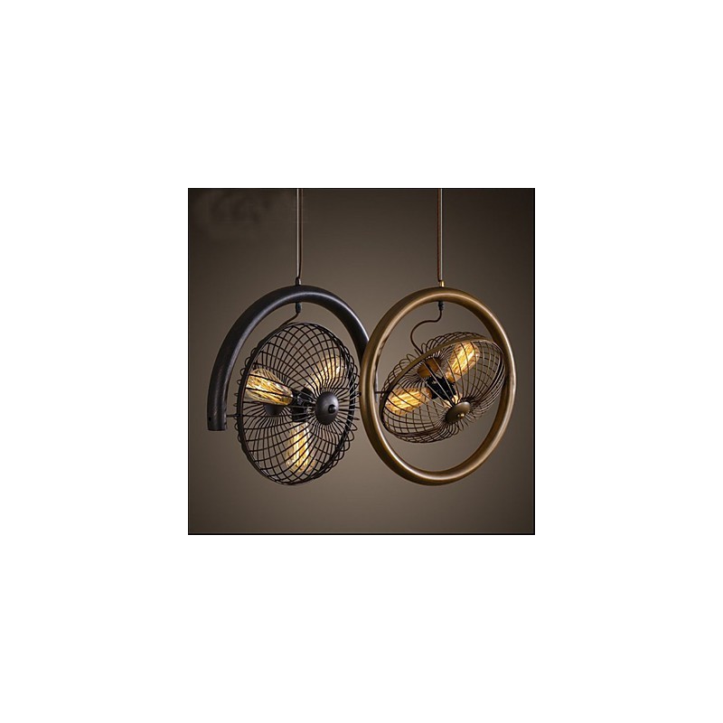 Retro Industrial Wind lamp fan pendant lamp American style