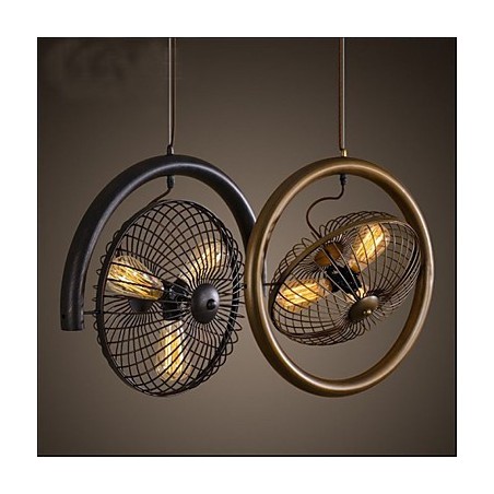 Retro Industrial Wind lamp fan pendant lamp American style
